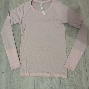 Light Pink Swiftly Tech Long-Sleeve Shirt 2.0